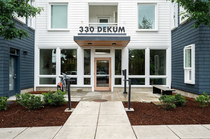 exterior of 330 Dekum