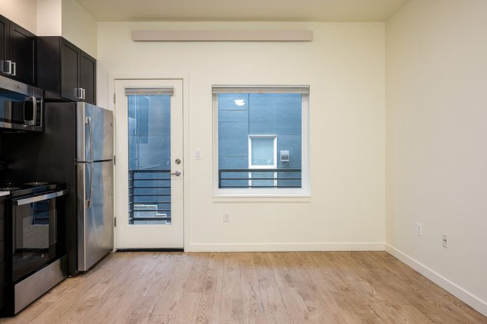 kitchen with stainless steel appliances