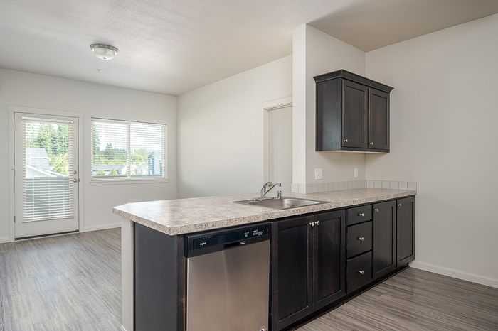 Kitchen & Living area at Alderbrook