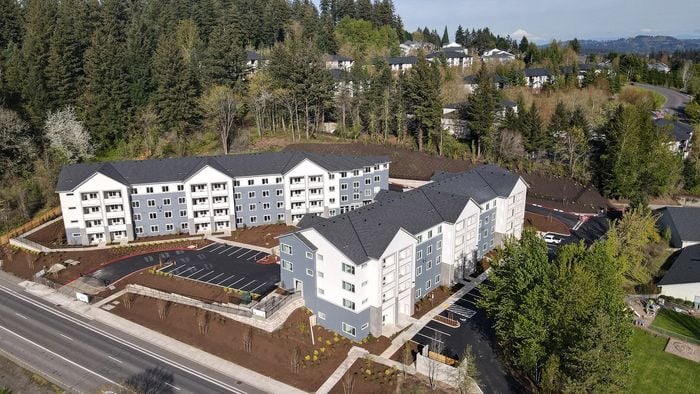 aerial view of pacific ridge apartments