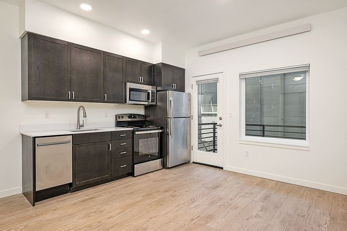 kitchen with stainless steel appliances