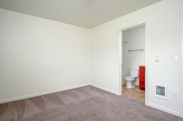 bedroom with ensuite bathroom