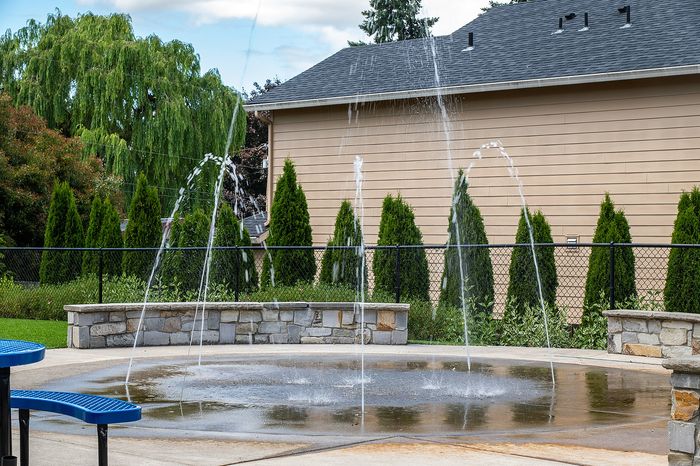 Splash pad at alderbrook in vancouver, wa