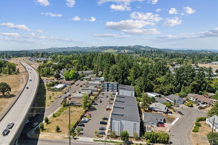 aerial view of rogers landing