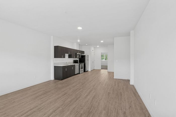 living room and kitchen in rogers landing