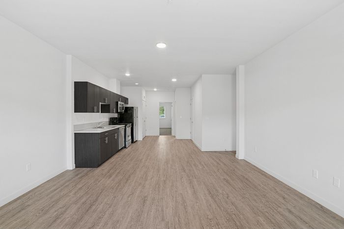 living room and kitchen in rogers landing