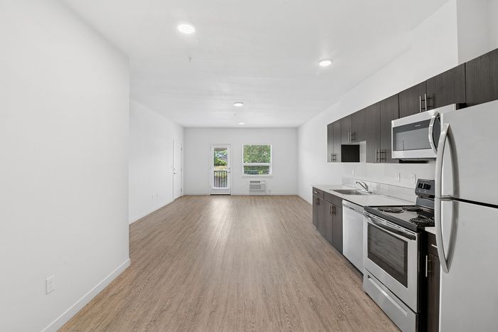 kitchen with stainless steel appliances