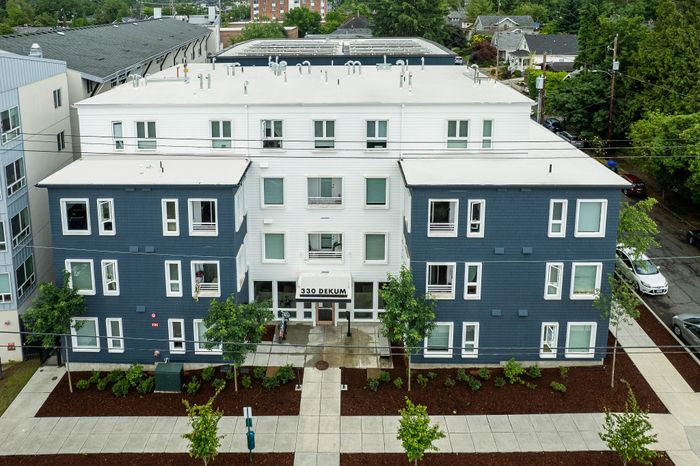 exterior of 330 dekum