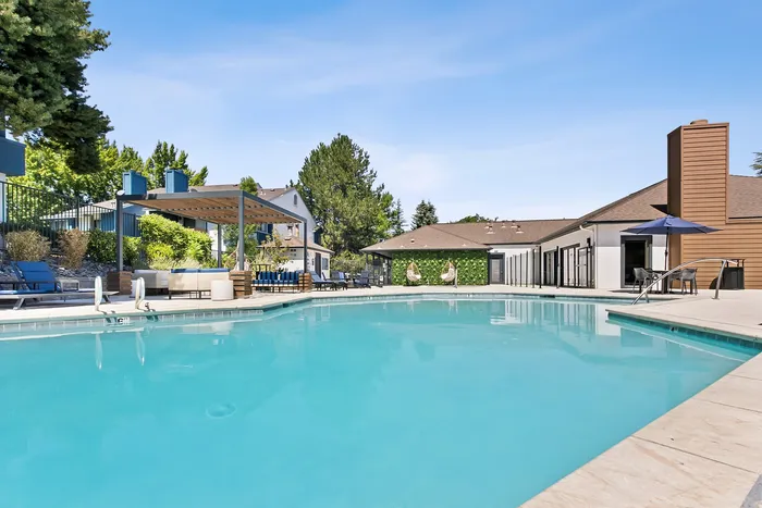 sparkling pool