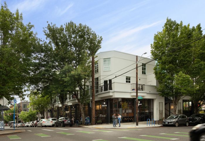 exterior of the george
