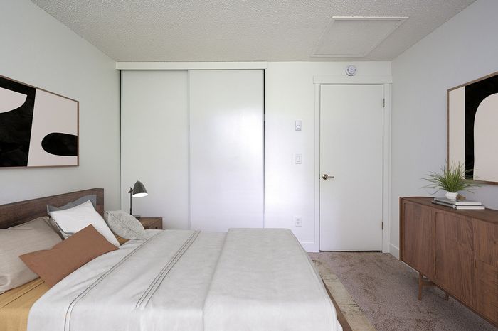 virtually staged bedroom