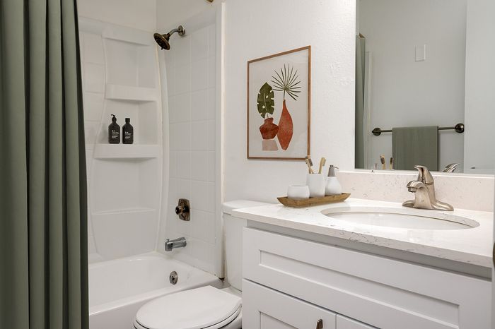 virtually staged bathroom