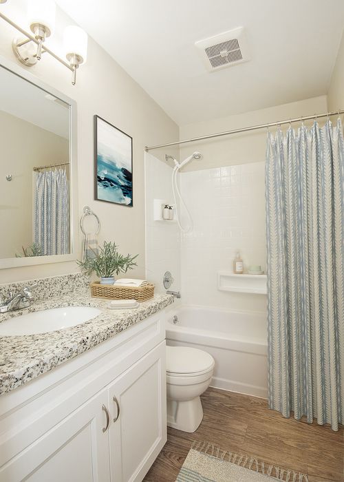 virtually staged bathroom