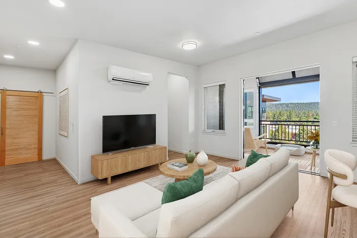 Virtually Staged Living Room The Hixon