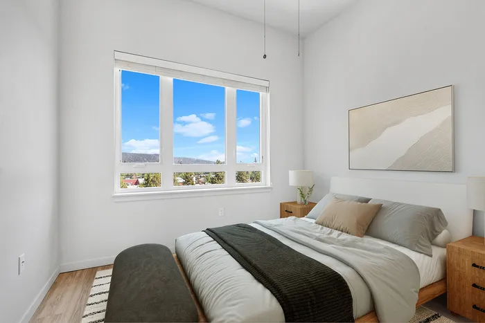 Virtually Staged bedroom