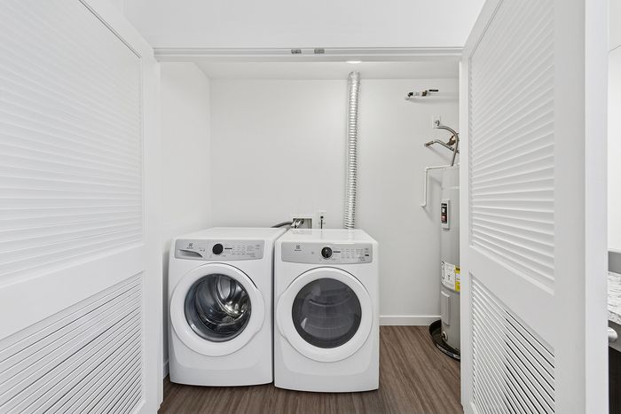 washer and dryer