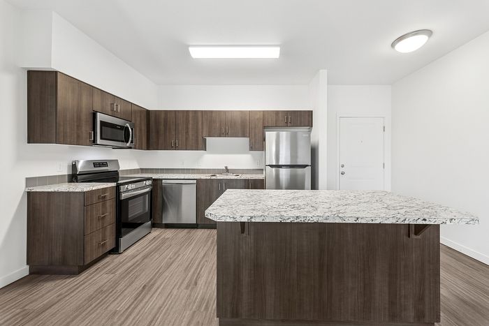 kitchen with stainless steel appliances