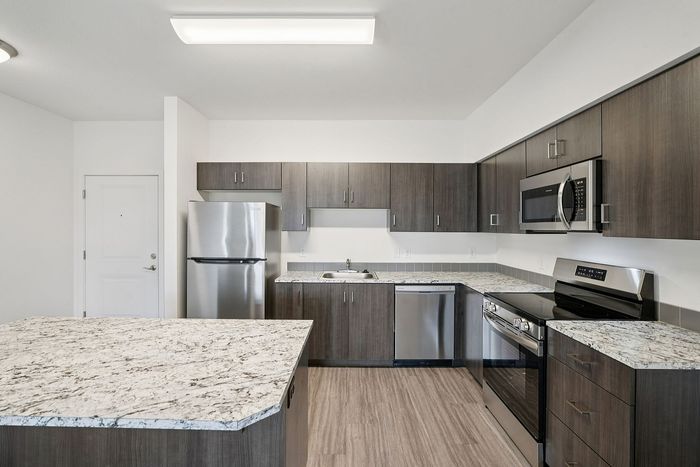 kitchen with stainless steel appliances