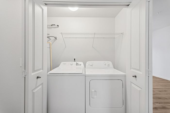 washer and dryer in unit