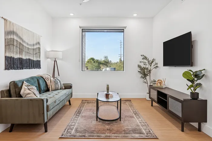 living room at asa apartments