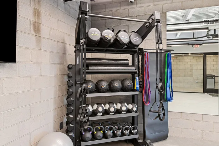 community gym at asa apartments