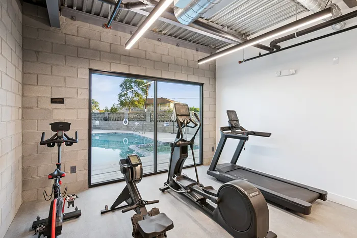 community gym at asa apartments
