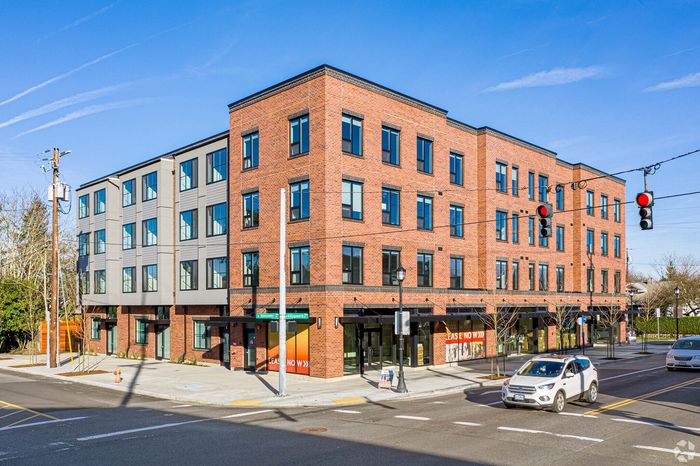 Modern exterior of Koz on N. Killingsworth in Portland Oregon.