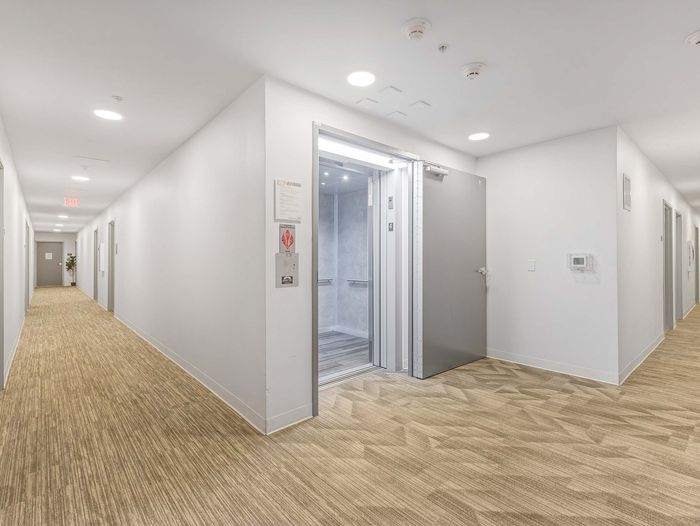 Elevator access for residents at Koz on N. Killingsworth apartments.