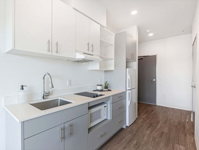 Energy-efficient kitchen finishes at Koz on N. Killingsworth.