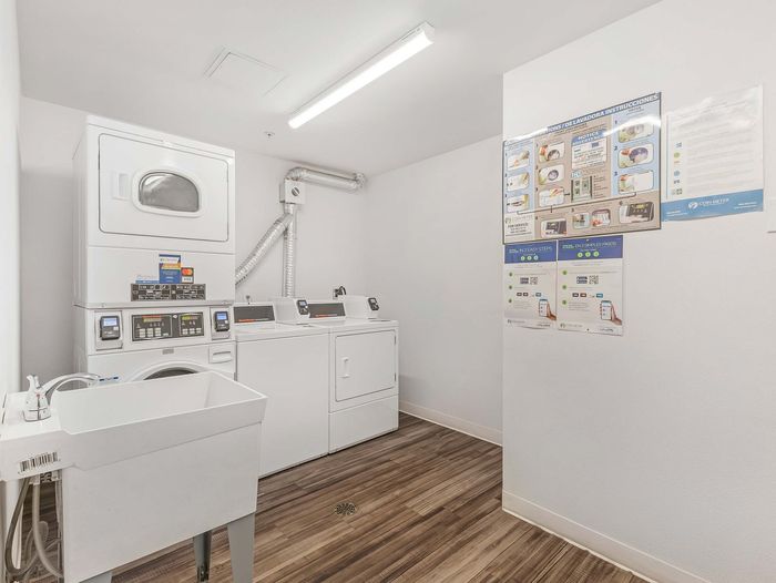 On-site laundry care center at Koz on N. Killingsworth.