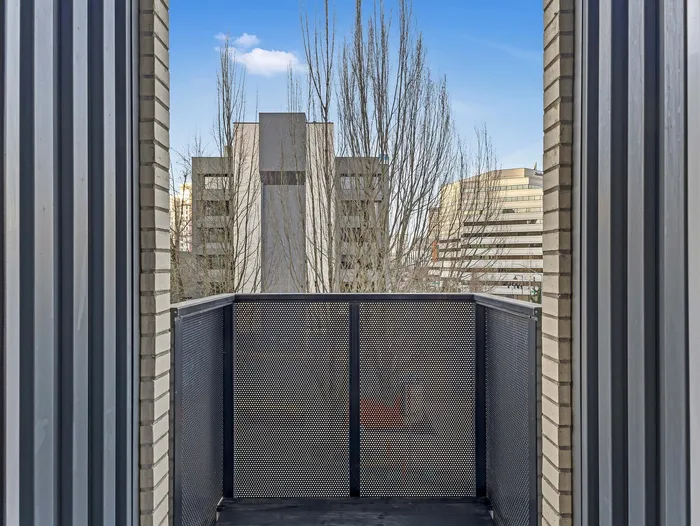 Private balcony view of the urban surroundings at Koz on 4th.