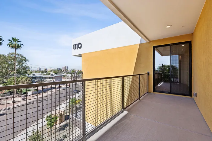 Balcony at ASA with railing