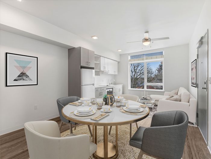 virtually staged apartment koz on 13th