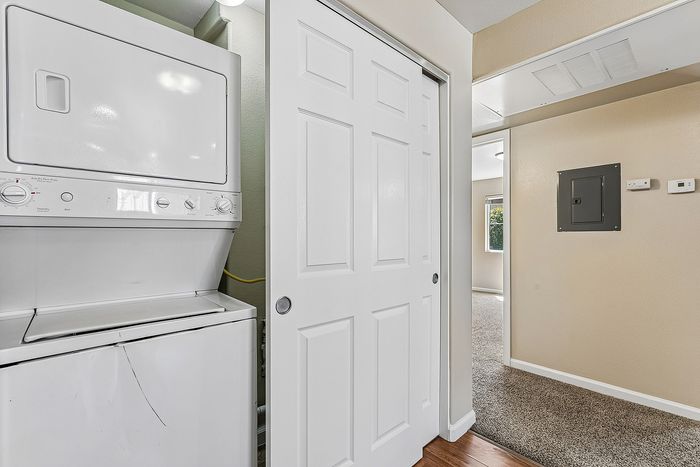 Washer and drier in apartment