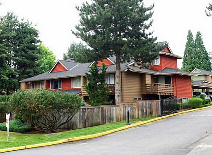 2 story apartment building and drive way at patagonia village