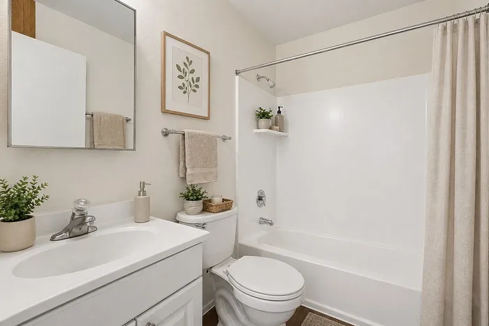 Virtually Staged bathroom at Orchard Mesa