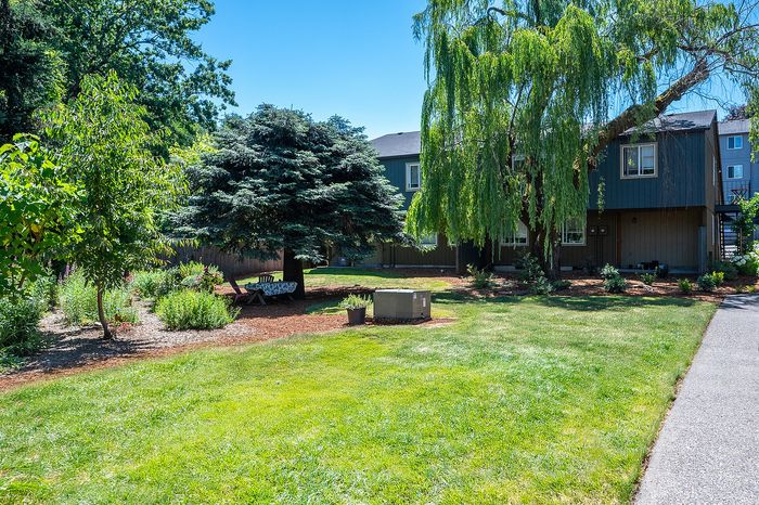 Shady Glen Exterior with trees and grass