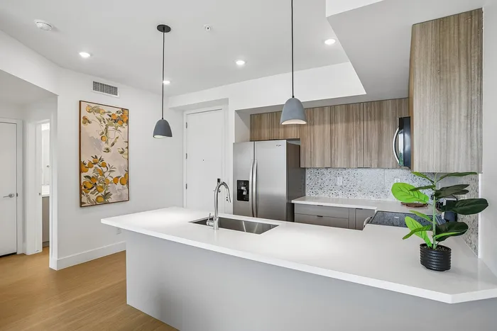 kitchen with stainless steel appliances