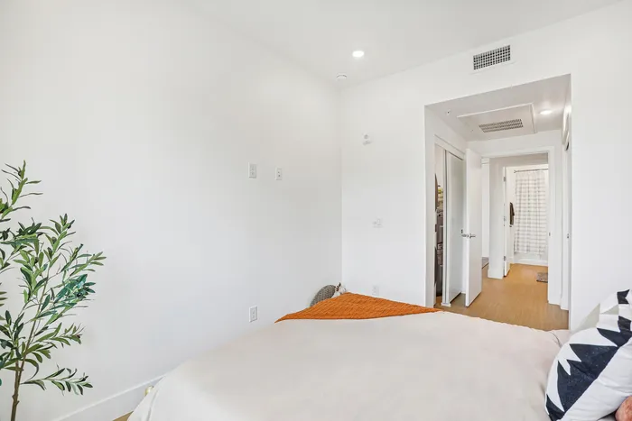 bedroom of one bedroom apartment at asa midtown