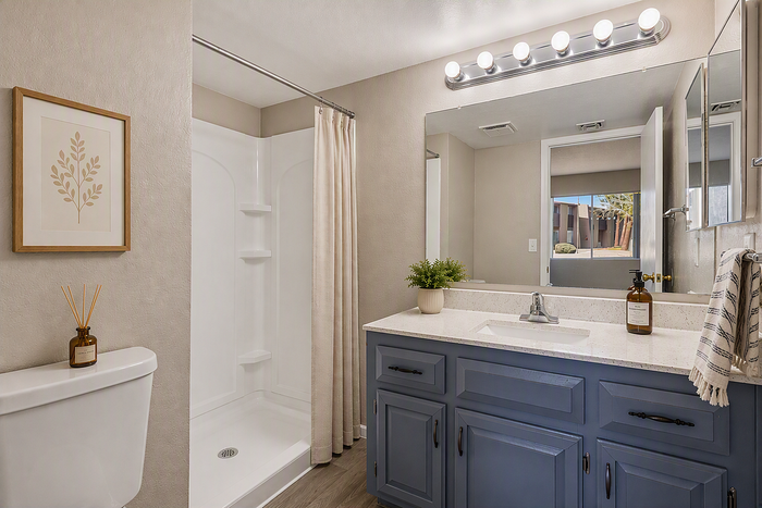 virtually staged apartment at solaris at shadow mountain