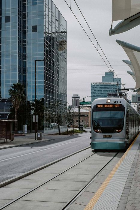 lightrail station in phoenix arizona