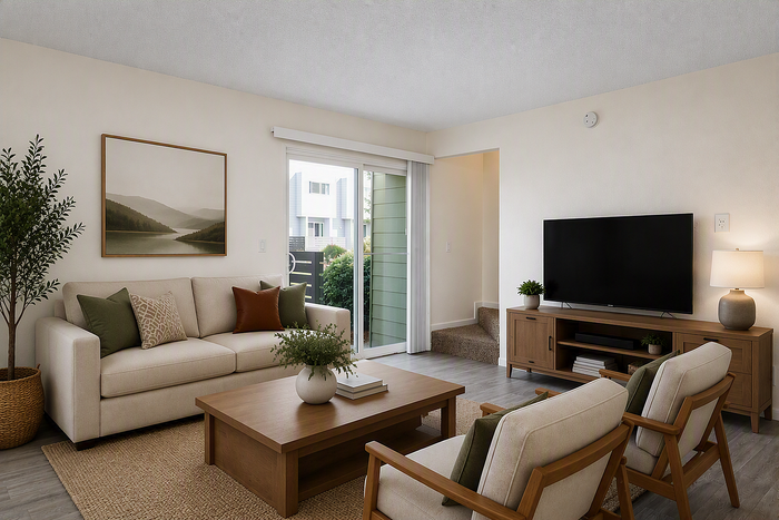 Virtually Staged apartment at Boulder Gardens