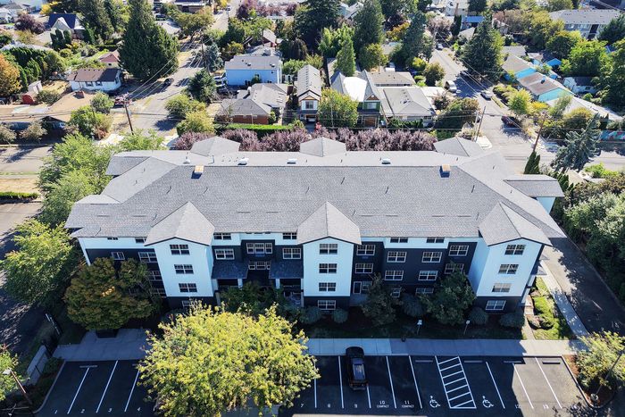 exterior of solthea apartments
