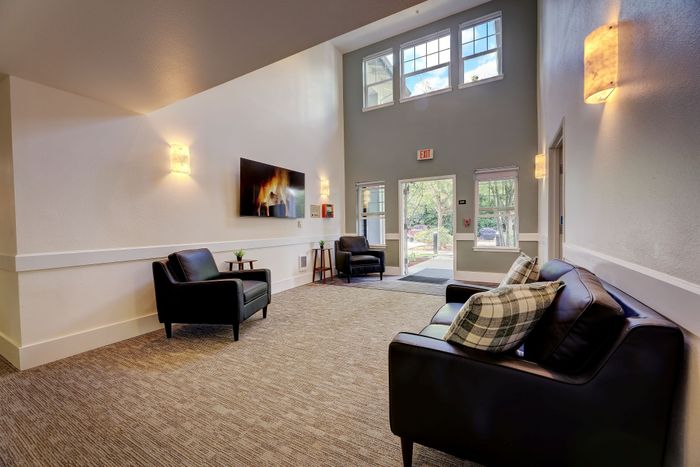 lobby at solthea apartments