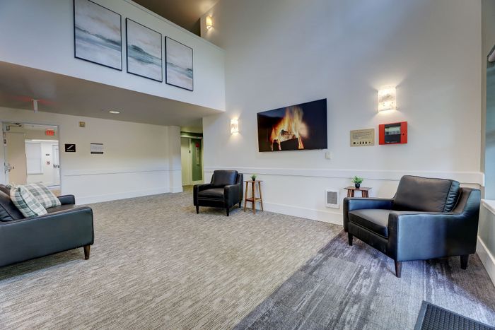 lobby at solthea apartments