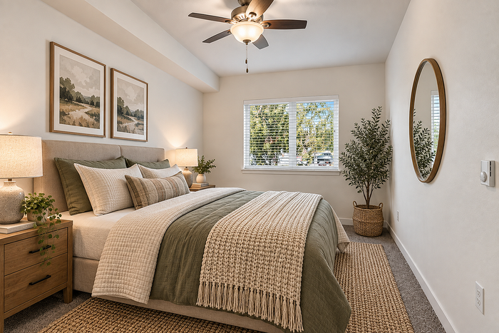 Rogers Landing virtually staged bedroom