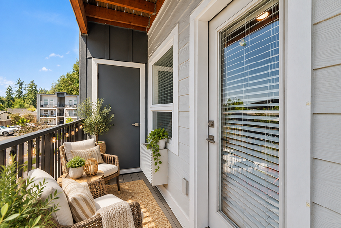 Rogers Landing virtually staged balcony
