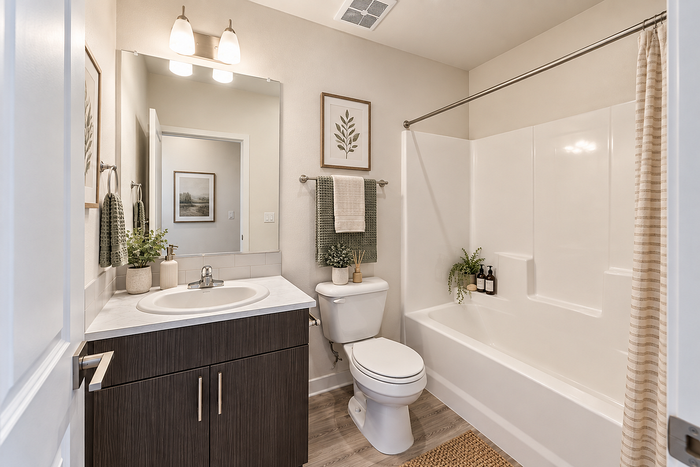 Rogers Landing virtually staged bathroom