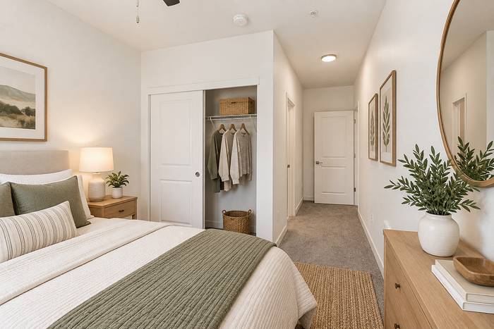 Rogers Landing virtually staged bedroom