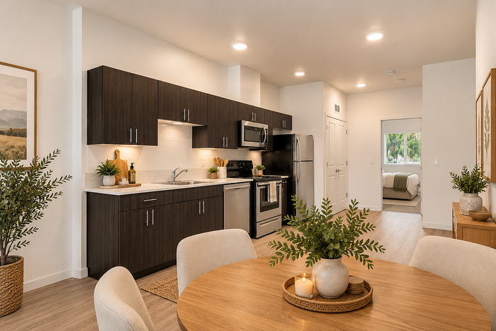 Rogers Landing virtually staged kitchen